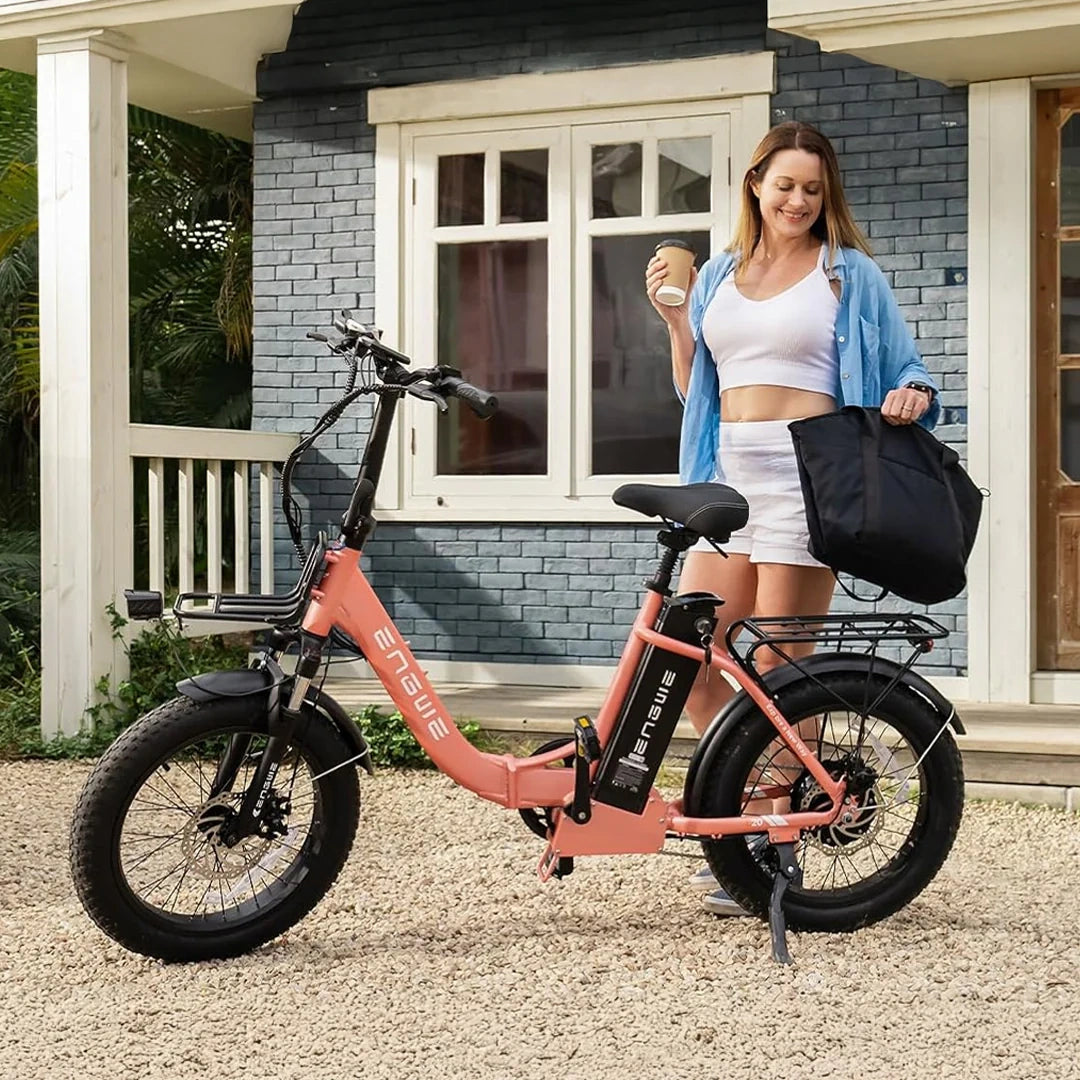 Step-Thru Electric Bike with 1125W Peak Motor and 135 km Range