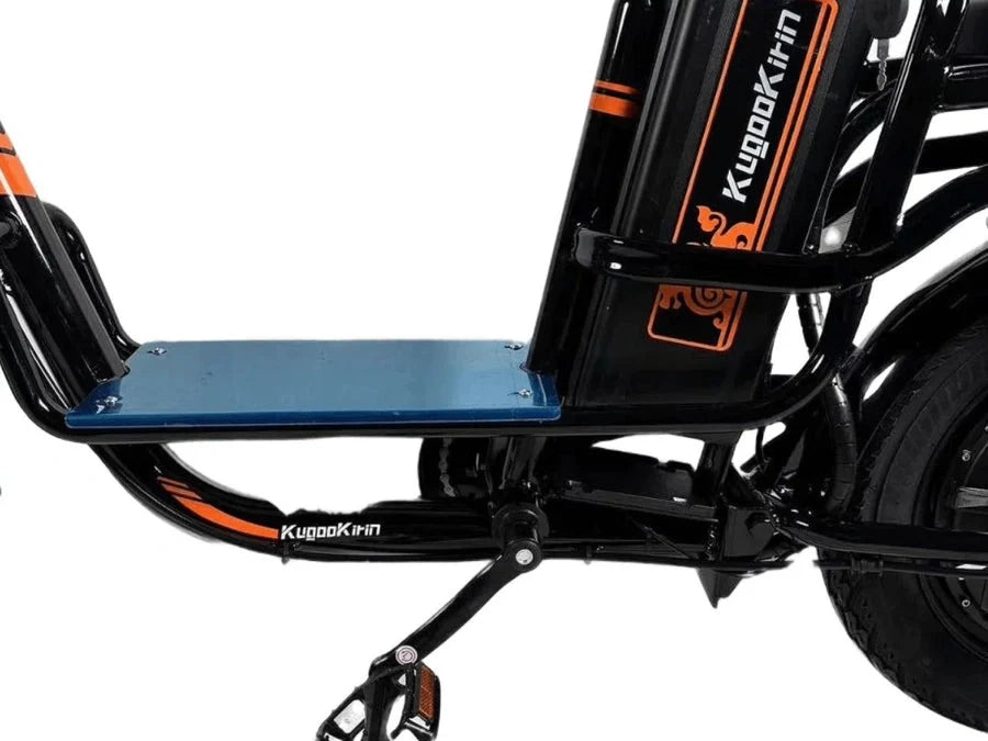 High-Speed Electric Delivery Bike with 80km Range and Hydraulic Brakes