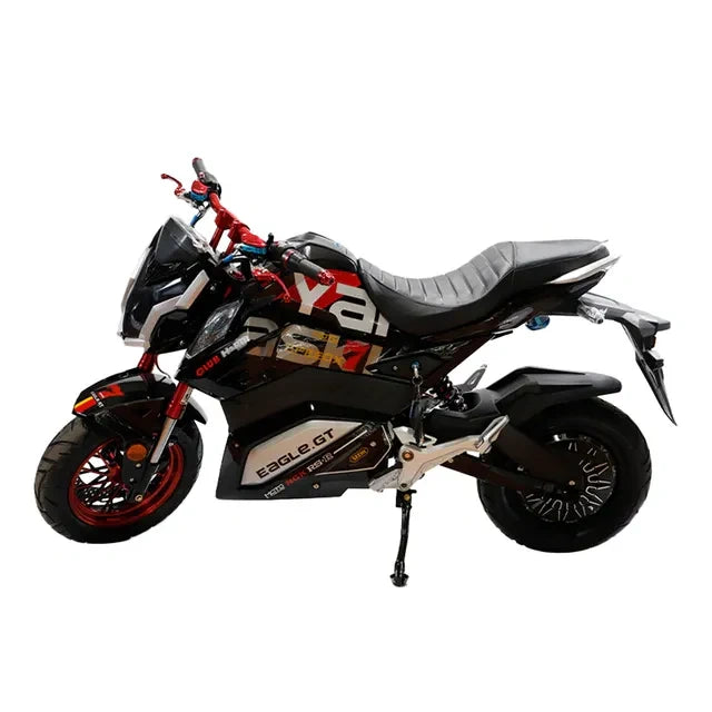 Motorcycle model on a white background