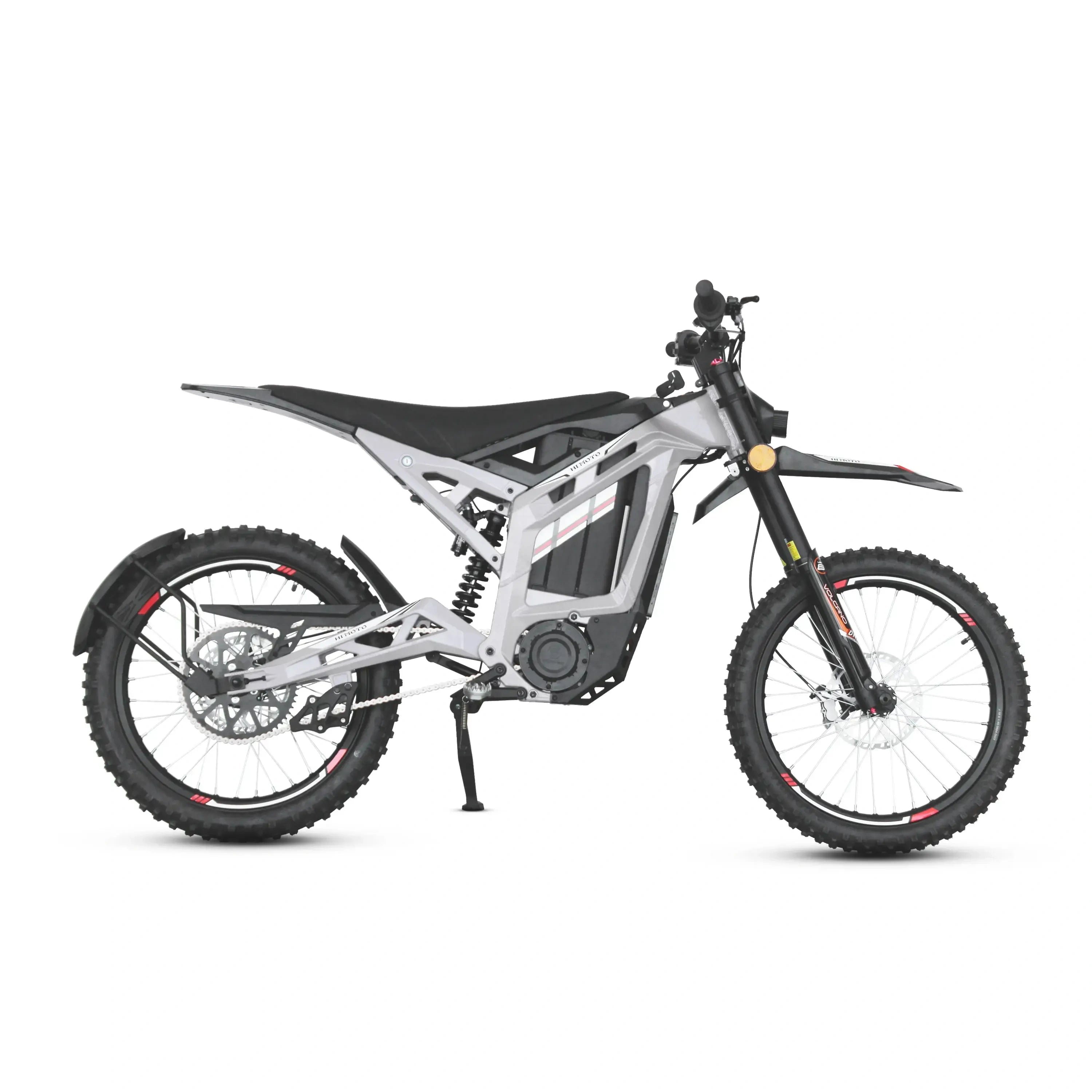 Electric bike on a white background
