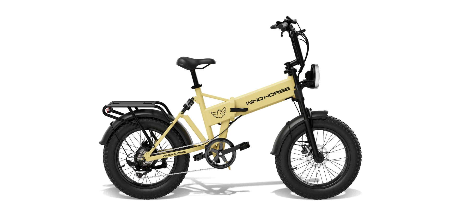 Yellow electric bike with 'Neobike' branding on a white background