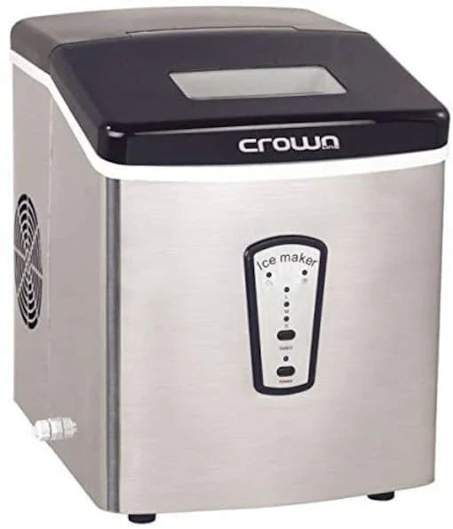 Crown ice maker with control panel on a white background