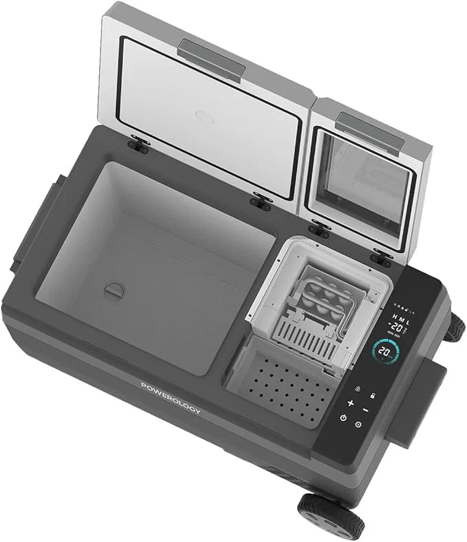 Portable incubator with digital display on a white background